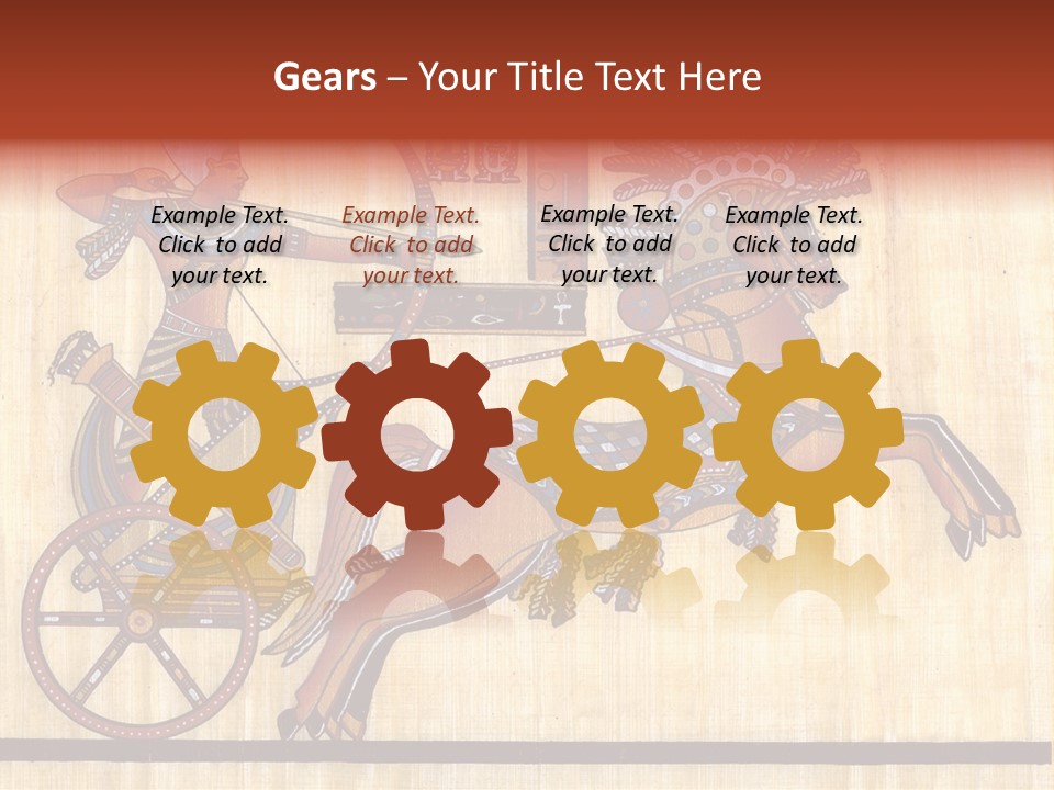 Paint Old Text PowerPoint Template