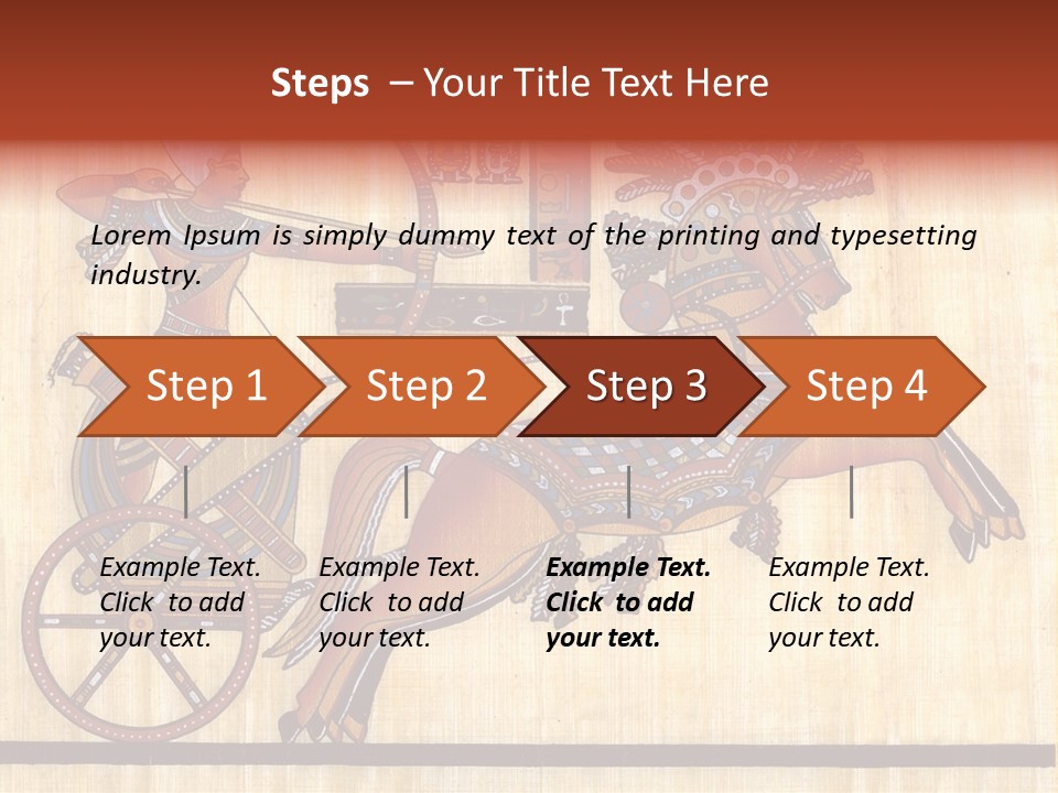 Paint Old Text PowerPoint Template