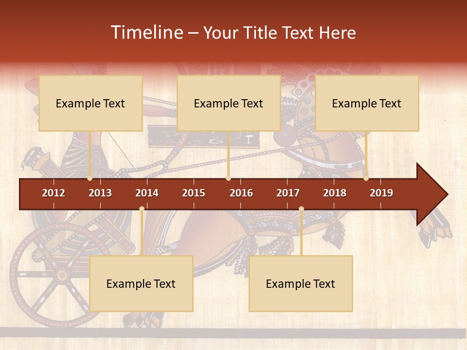 Paint Old Text PowerPoint Template