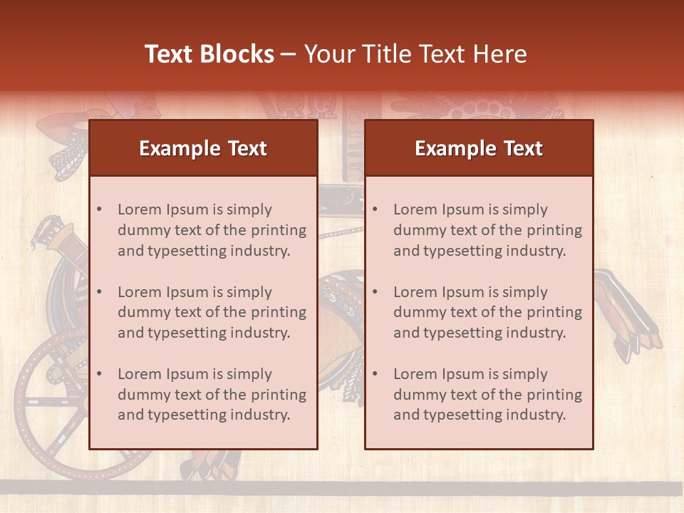 Paint Old Text PowerPoint Template