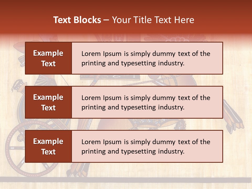 Paint Old Text PowerPoint Template