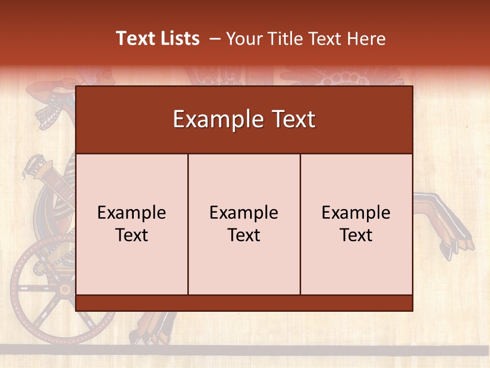 Paint Old Text PowerPoint Template