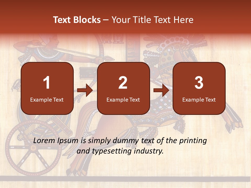 Paint Old Text PowerPoint Template