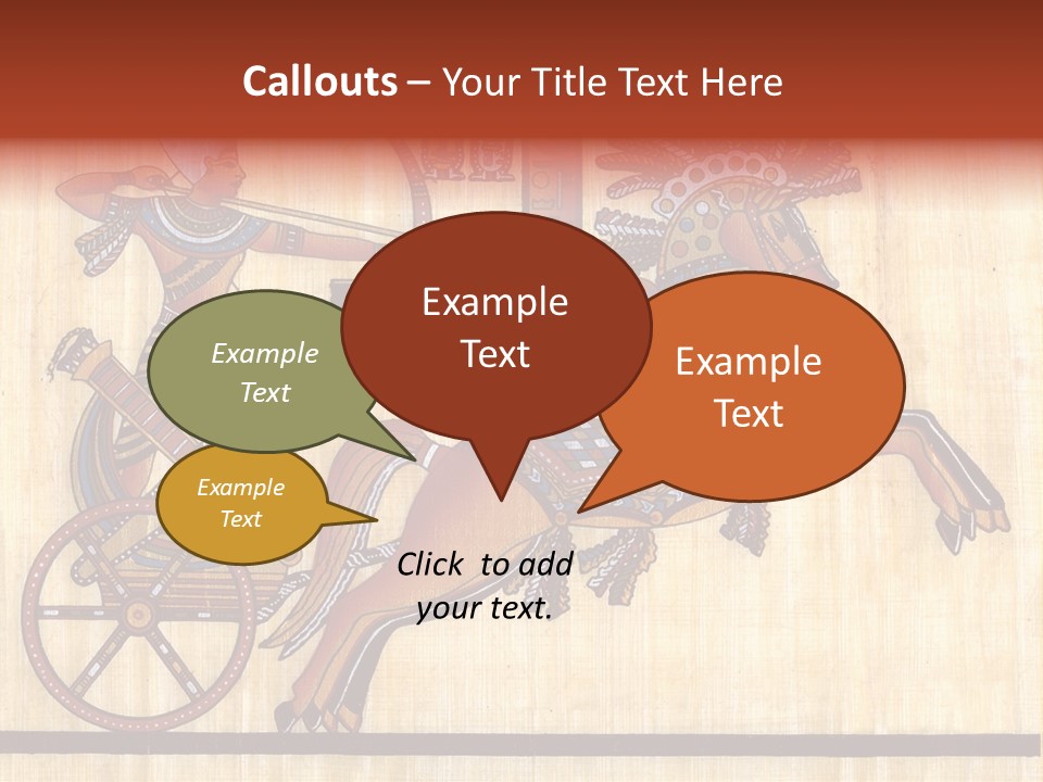 Paint Old Text PowerPoint Template