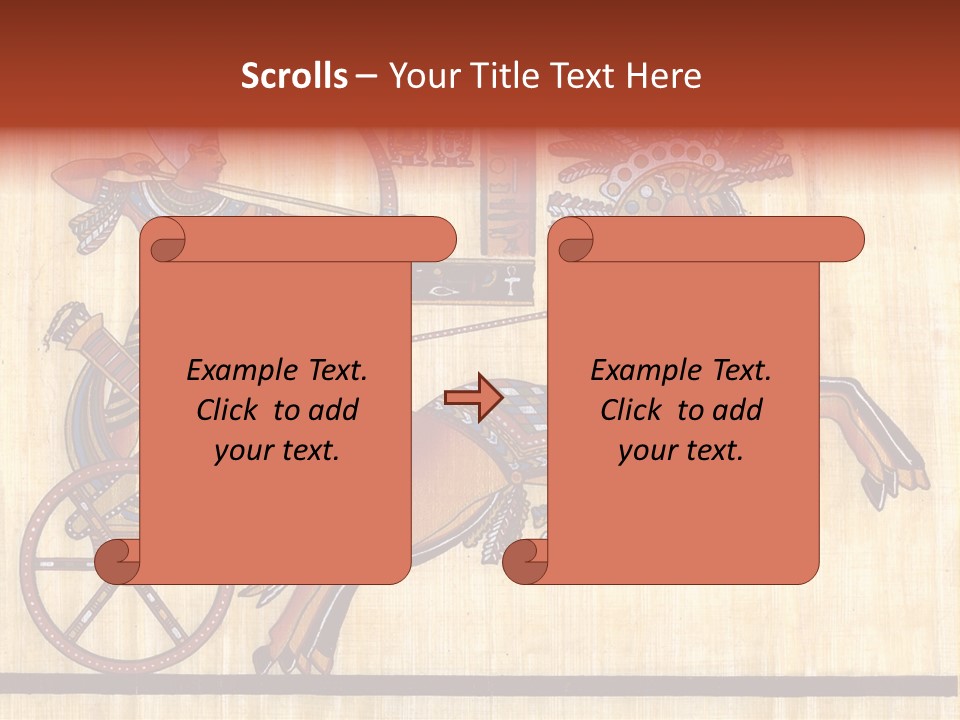 Paint Old Text PowerPoint Template