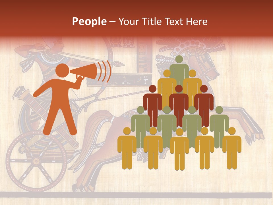 Paint Old Text PowerPoint Template