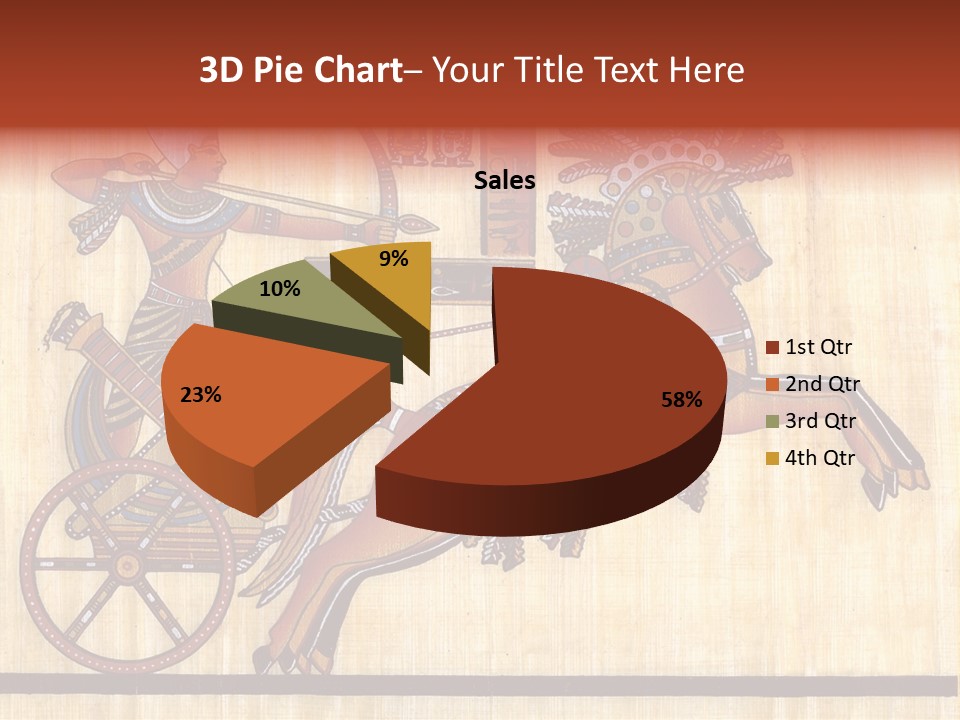 Paint Old Text PowerPoint Template