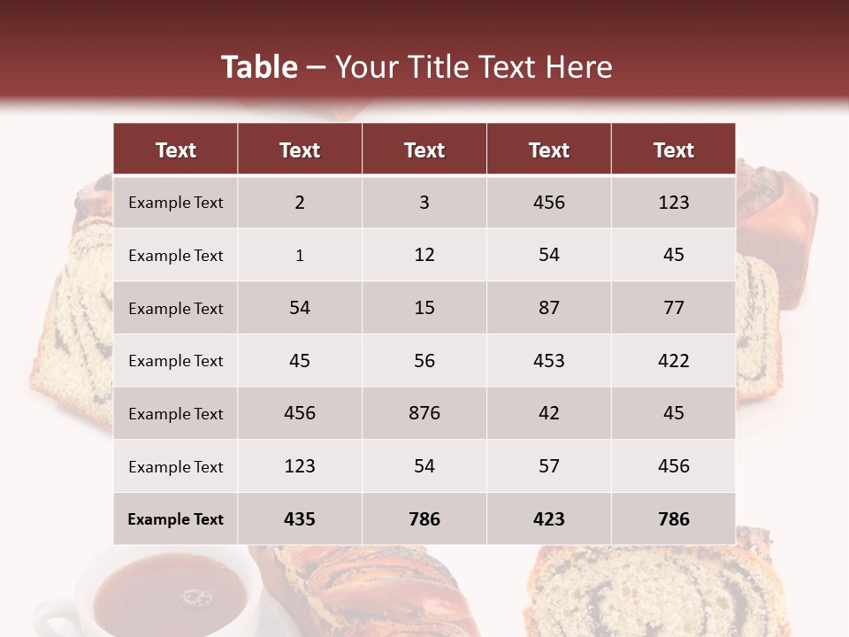 Loaf Still Life Piece PowerPoint Template