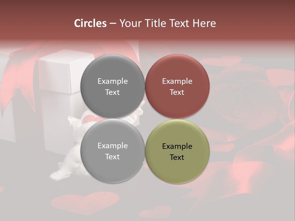 Decoration Cardboard Heart PowerPoint Template