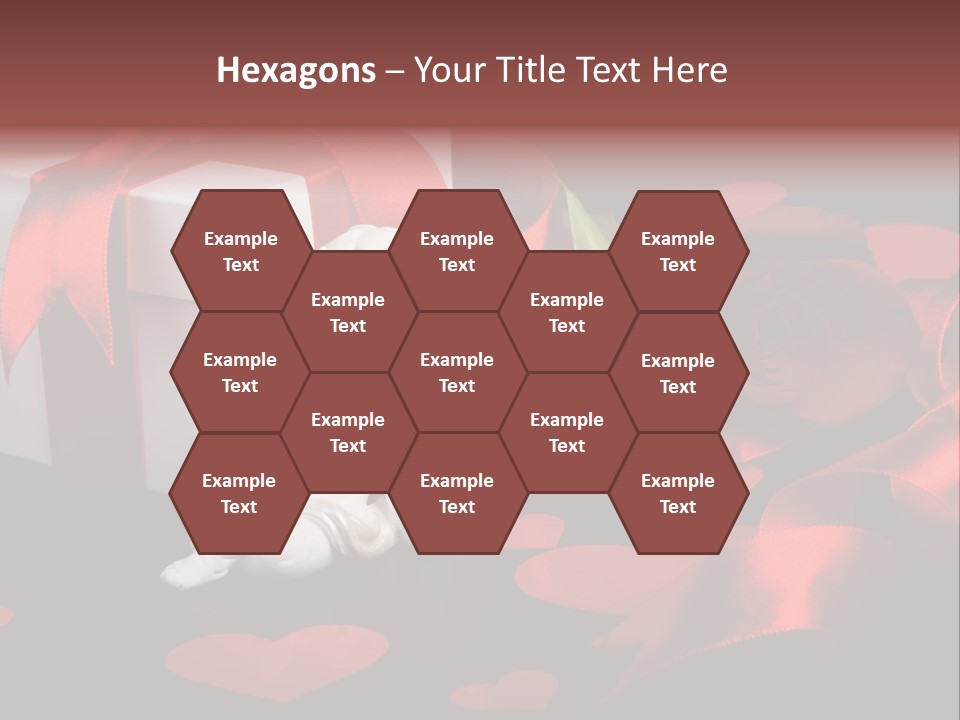 Decoration Cardboard Heart PowerPoint Template