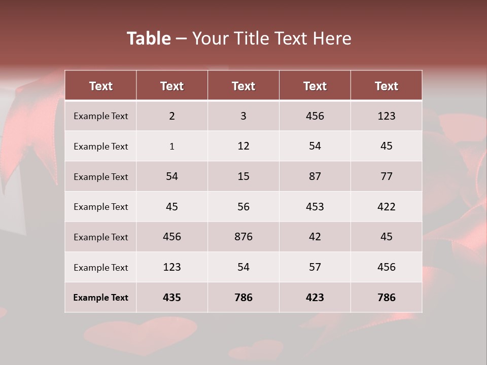 Decoration Cardboard Heart PowerPoint Template