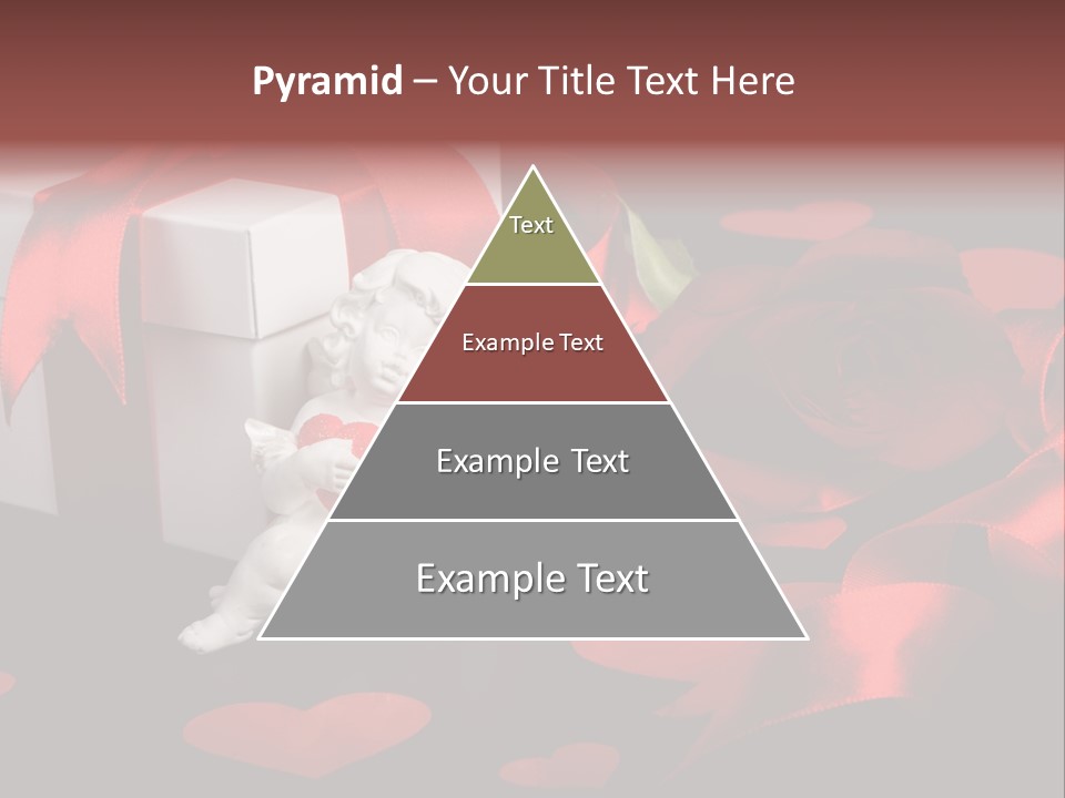 Decoration Cardboard Heart PowerPoint Template