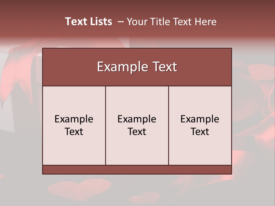 Decoration Cardboard Heart PowerPoint Template