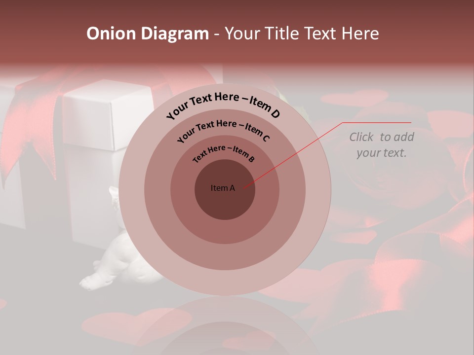 Decoration Cardboard Heart PowerPoint Template