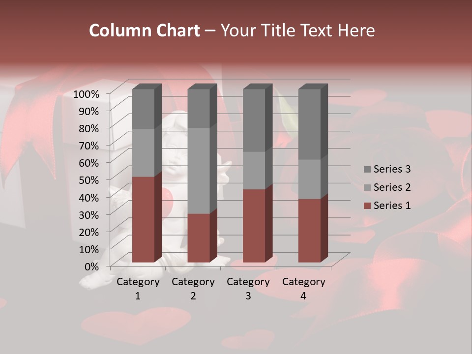 Decoration Cardboard Heart PowerPoint Template