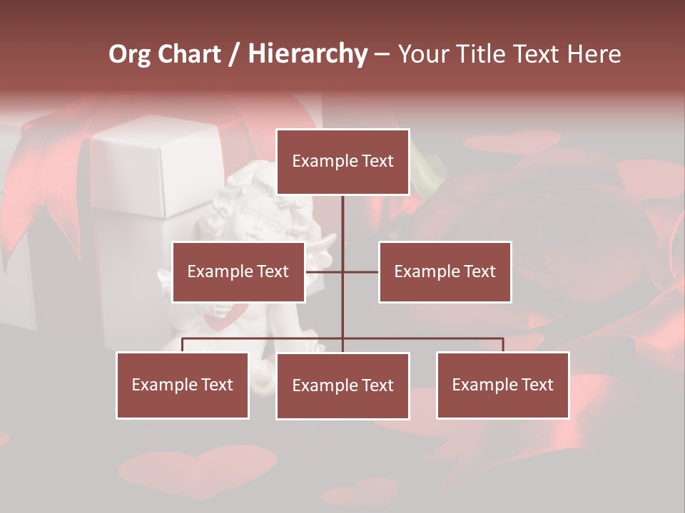Decoration Cardboard Heart PowerPoint Template