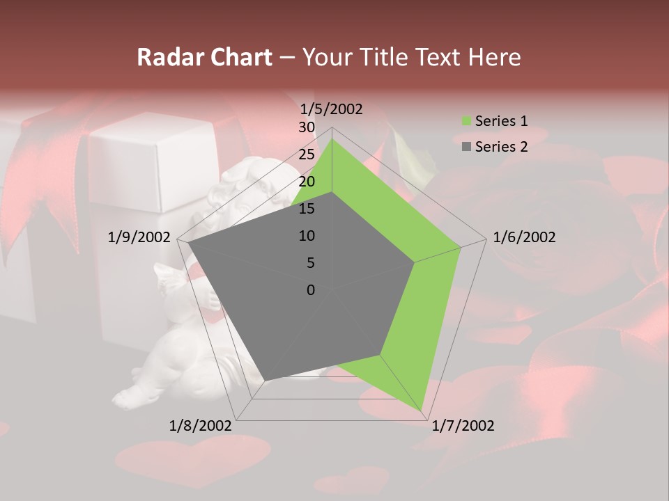 Decoration Cardboard Heart PowerPoint Template