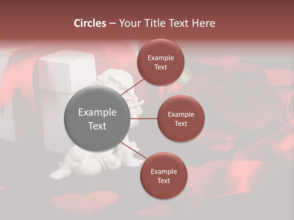 Decoration Cardboard Heart PowerPoint Template