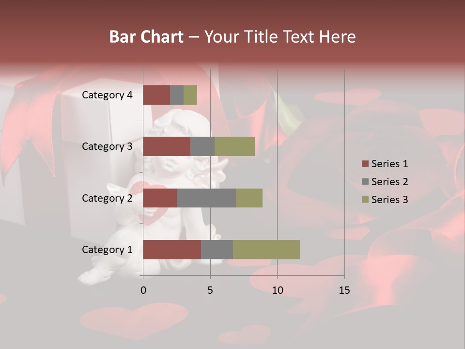 Decoration Cardboard Heart PowerPoint Template