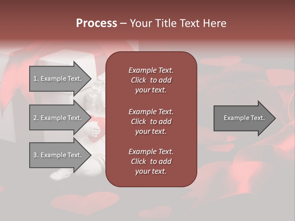 Decoration Cardboard Heart PowerPoint Template