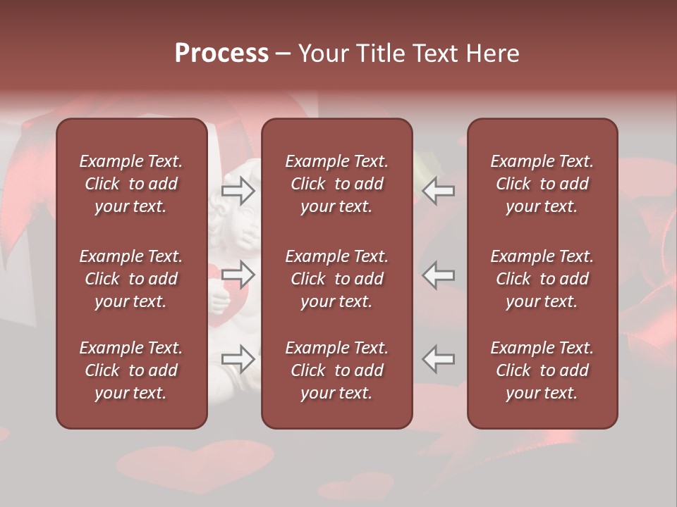 Decoration Cardboard Heart PowerPoint Template