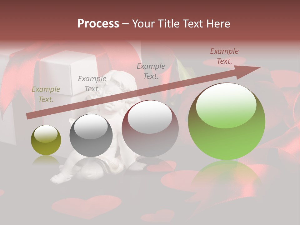 Decoration Cardboard Heart PowerPoint Template