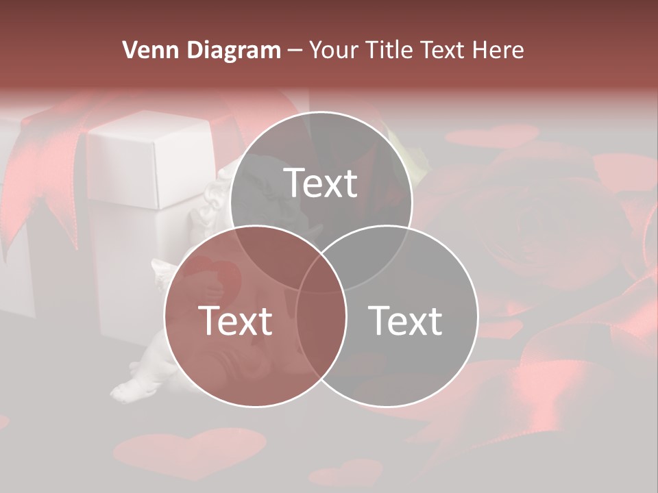 Decoration Cardboard Heart PowerPoint Template