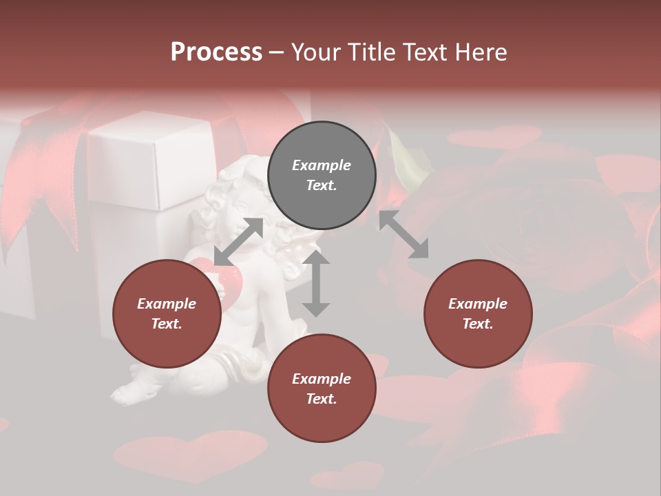 Decoration Cardboard Heart PowerPoint Template