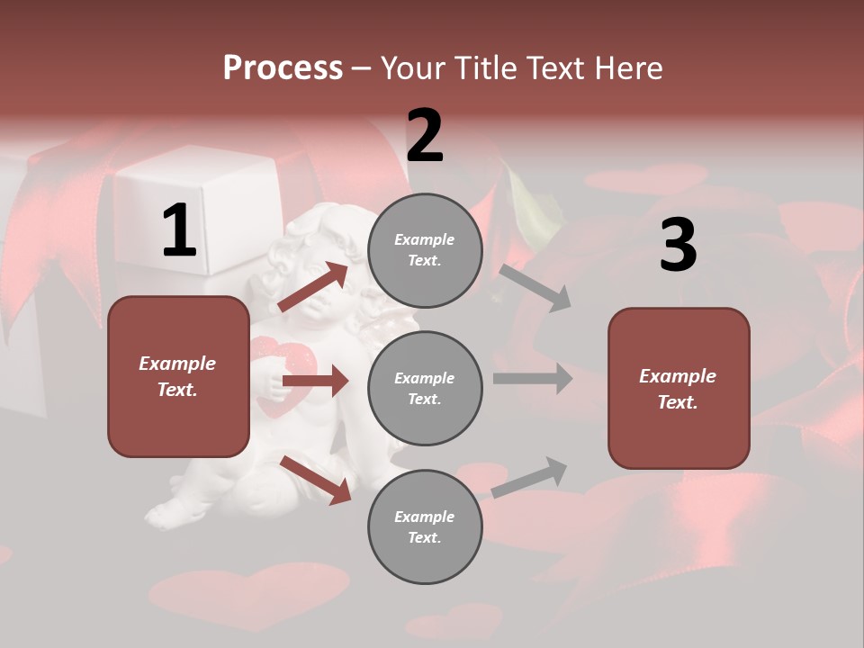 Decoration Cardboard Heart PowerPoint Template