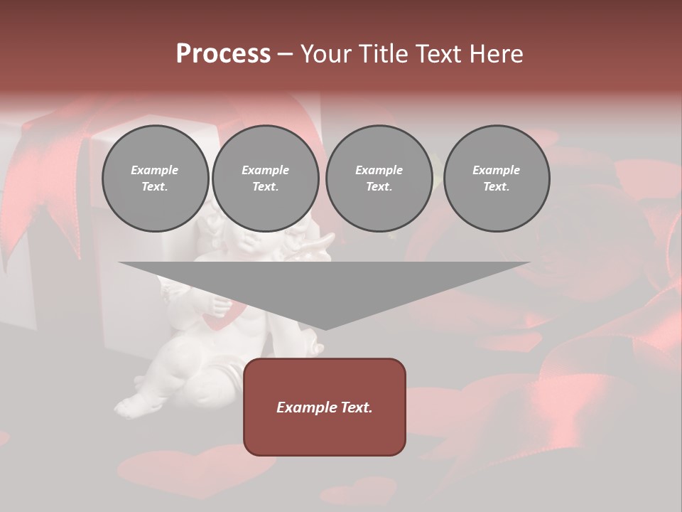 Decoration Cardboard Heart PowerPoint Template