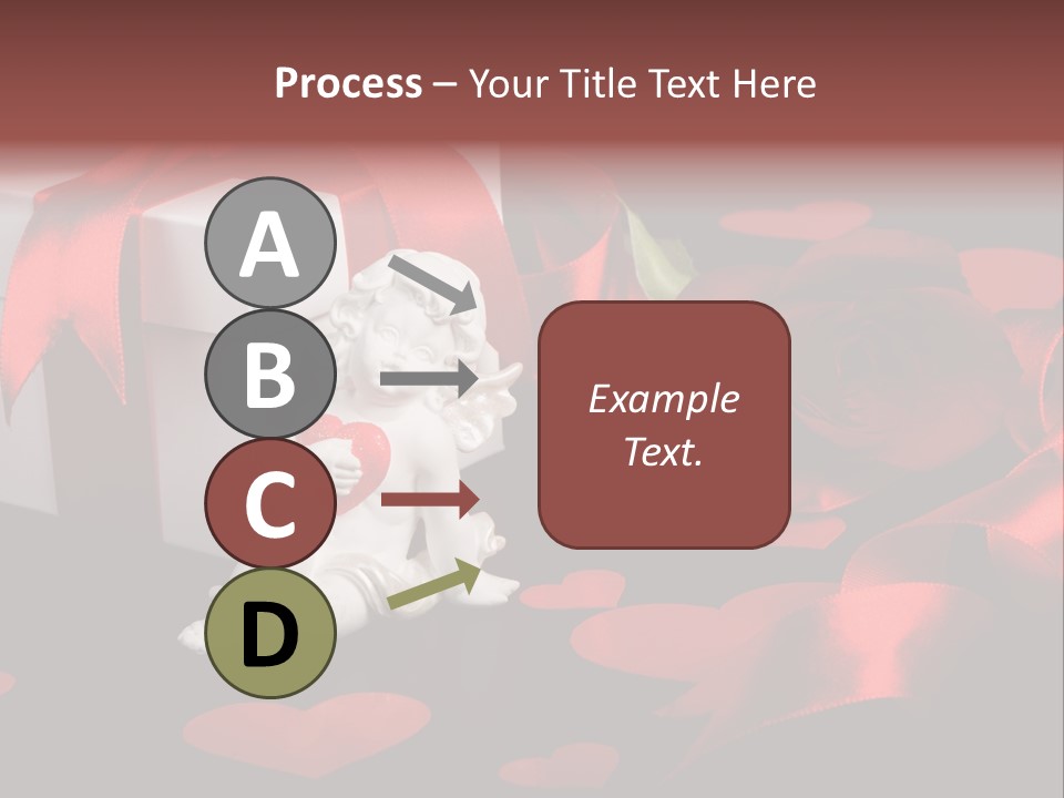 Decoration Cardboard Heart PowerPoint Template