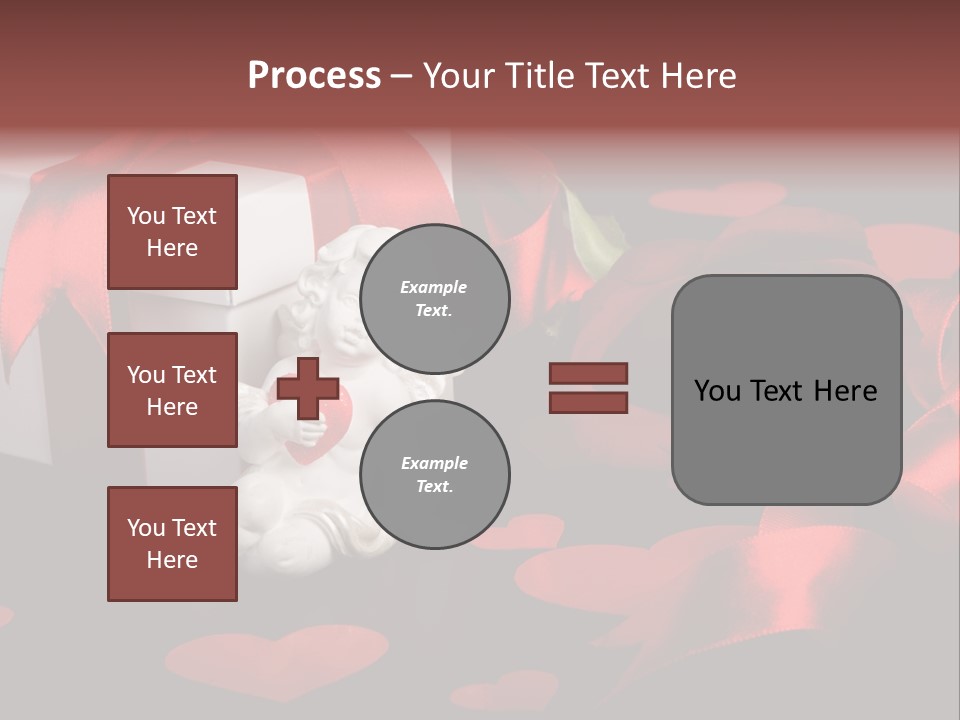Decoration Cardboard Heart PowerPoint Template