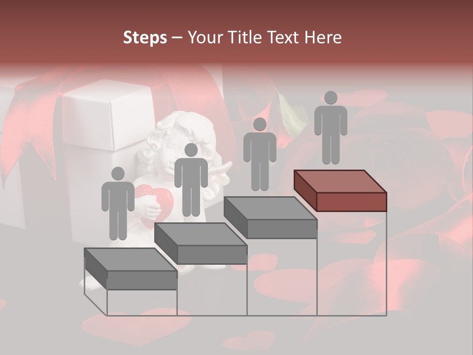 Decoration Cardboard Heart PowerPoint Template