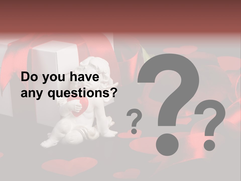 Decoration Cardboard Heart PowerPoint Template