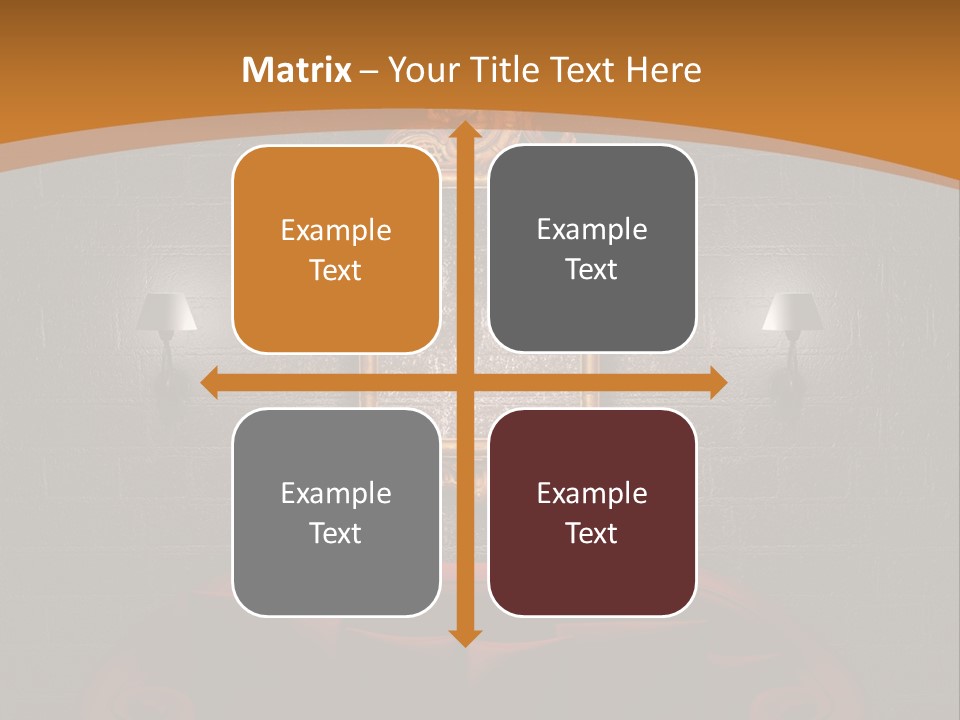 Couch Furniture Lounge PowerPoint Template