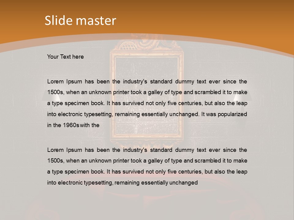 Couch Furniture Lounge PowerPoint Template