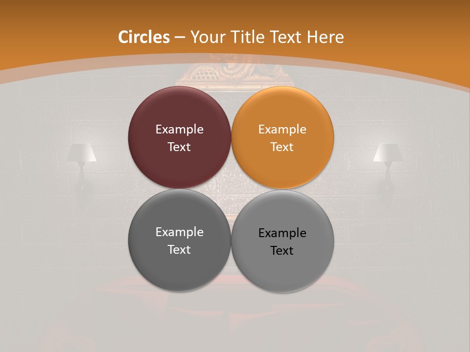 Couch Furniture Lounge PowerPoint Template