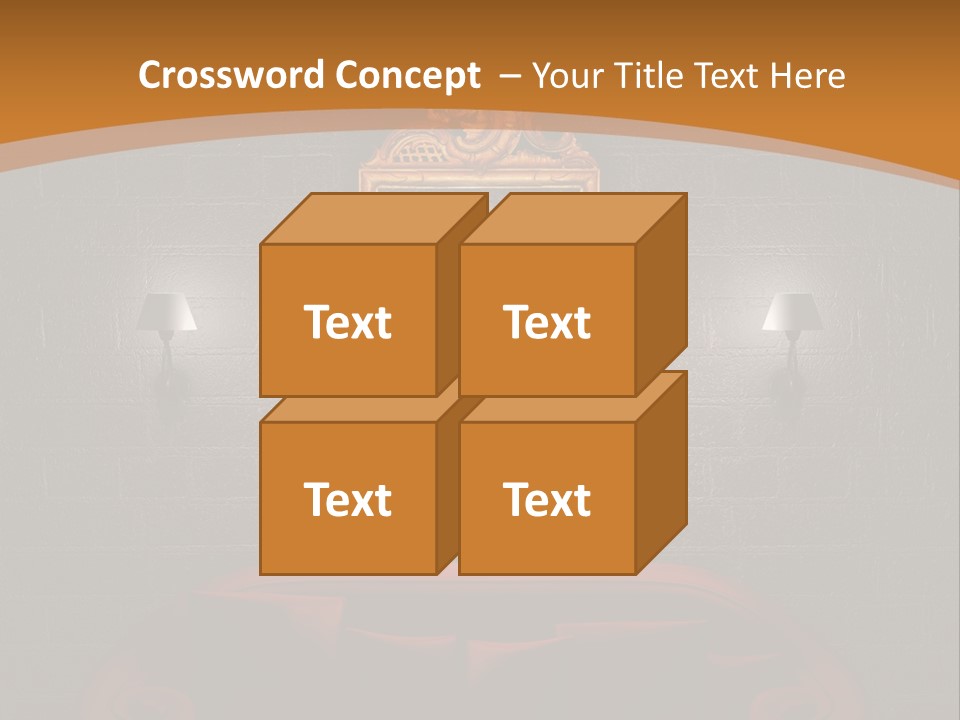 Couch Furniture Lounge PowerPoint Template