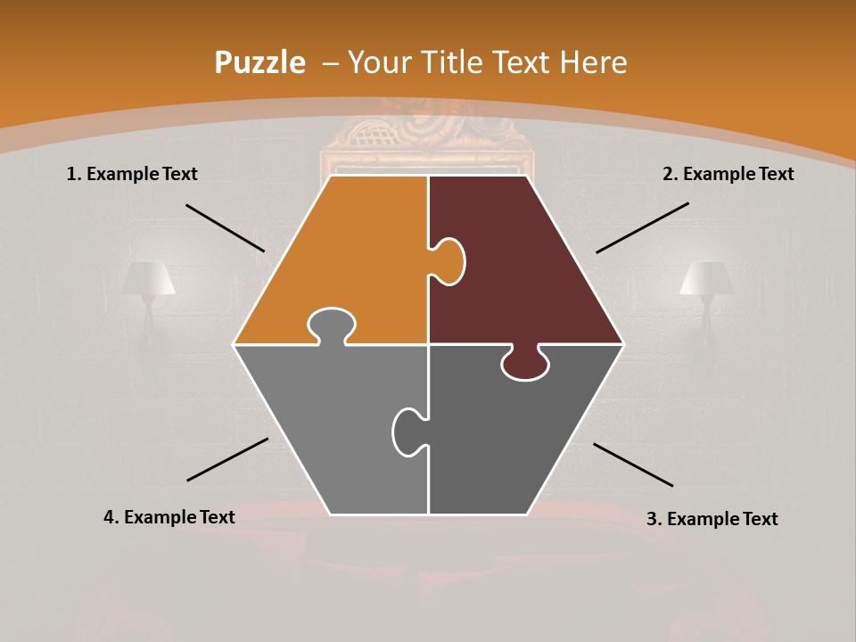 Couch Furniture Lounge PowerPoint Template