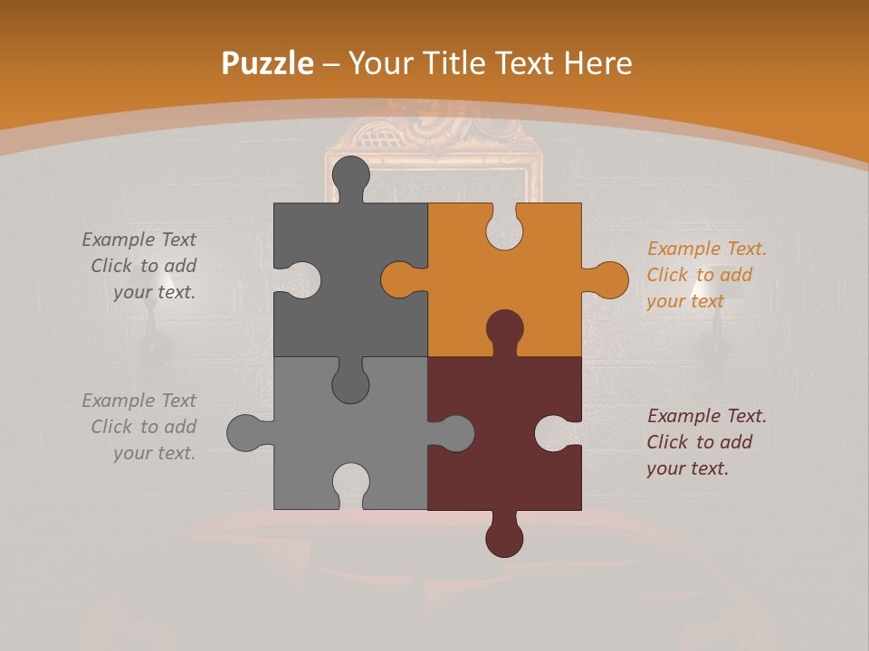 Couch Furniture Lounge PowerPoint Template