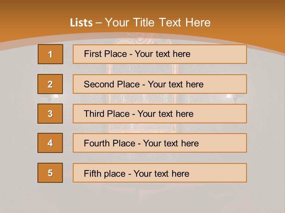 Couch Furniture Lounge PowerPoint Template