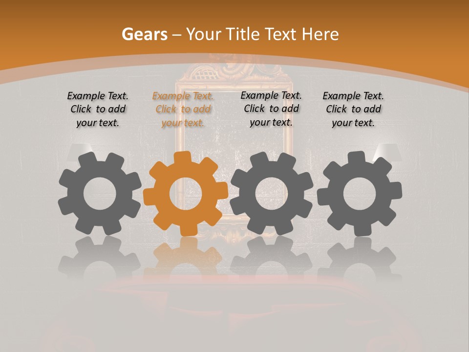 Couch Furniture Lounge PowerPoint Template