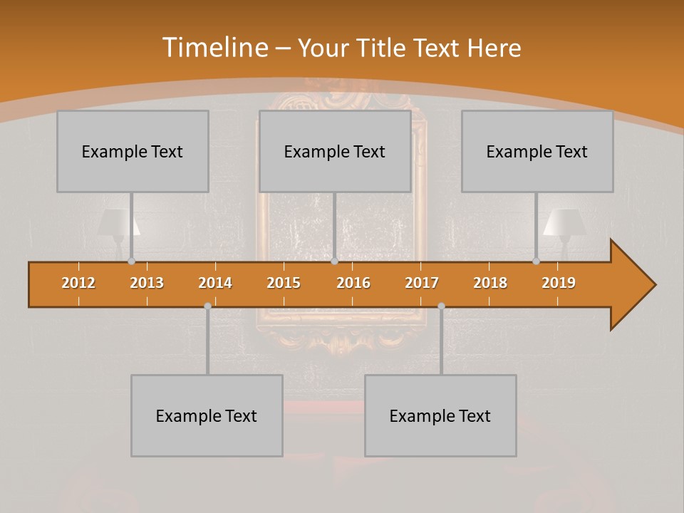 Couch Furniture Lounge PowerPoint Template