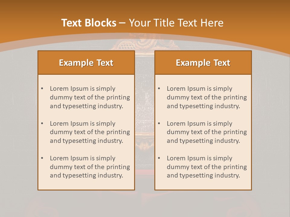 Couch Furniture Lounge PowerPoint Template