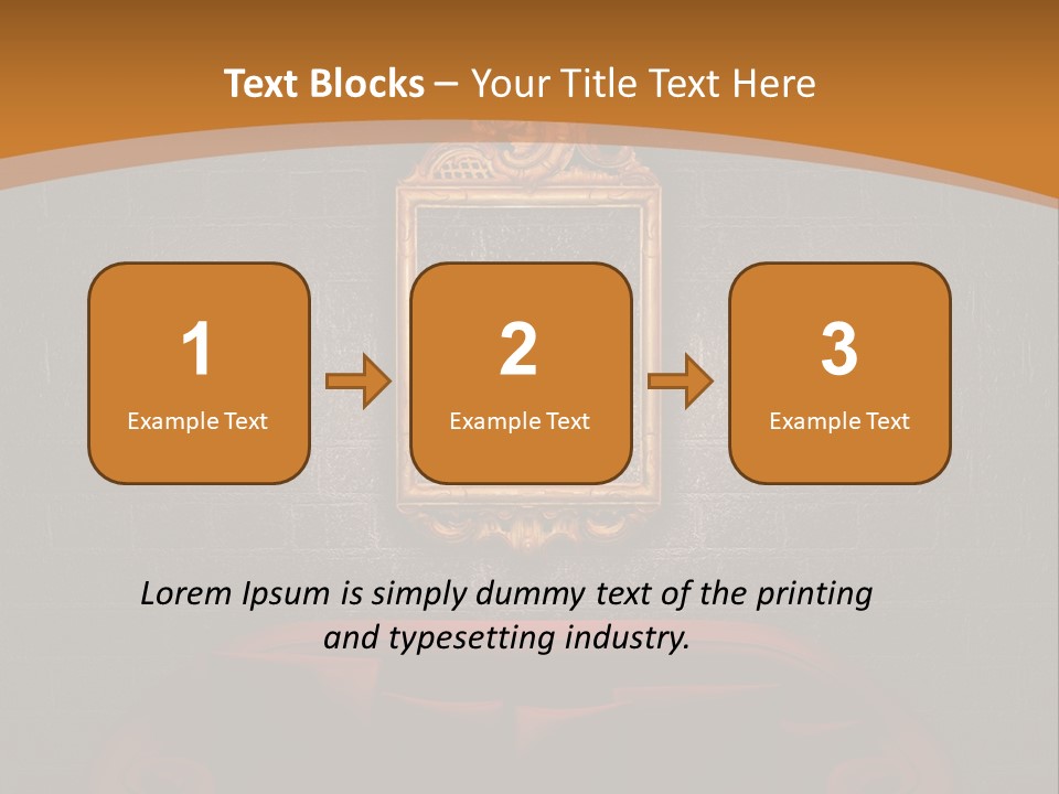 Couch Furniture Lounge PowerPoint Template