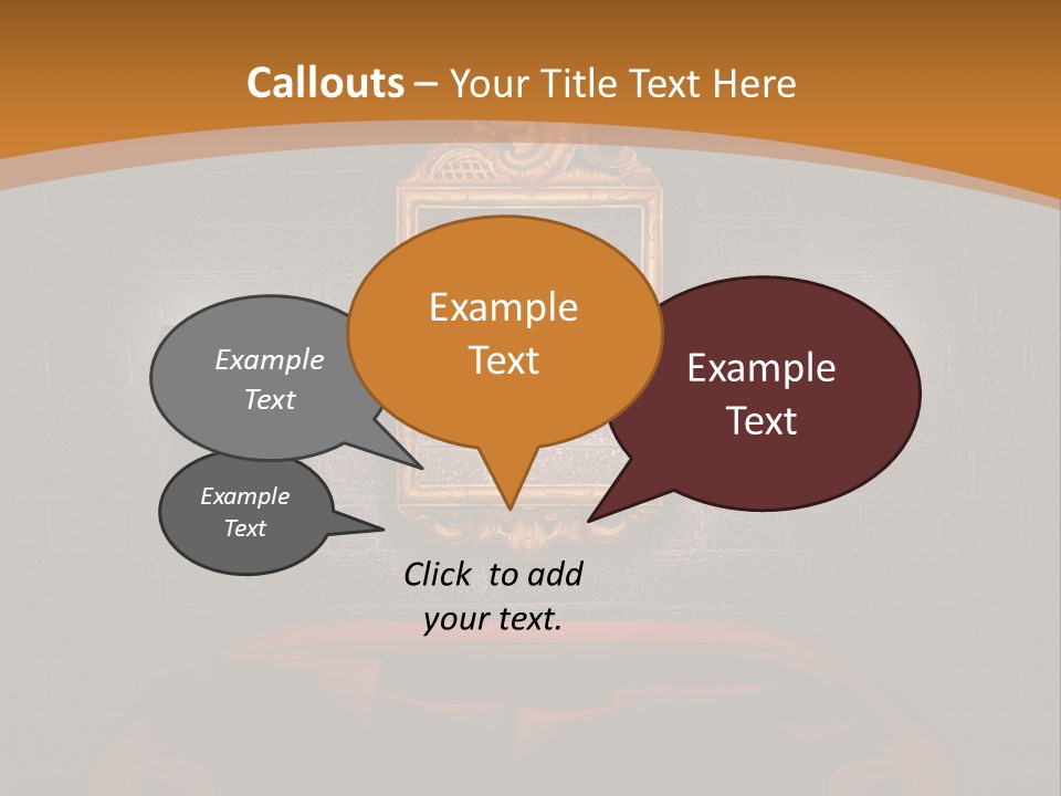 Couch Furniture Lounge PowerPoint Template