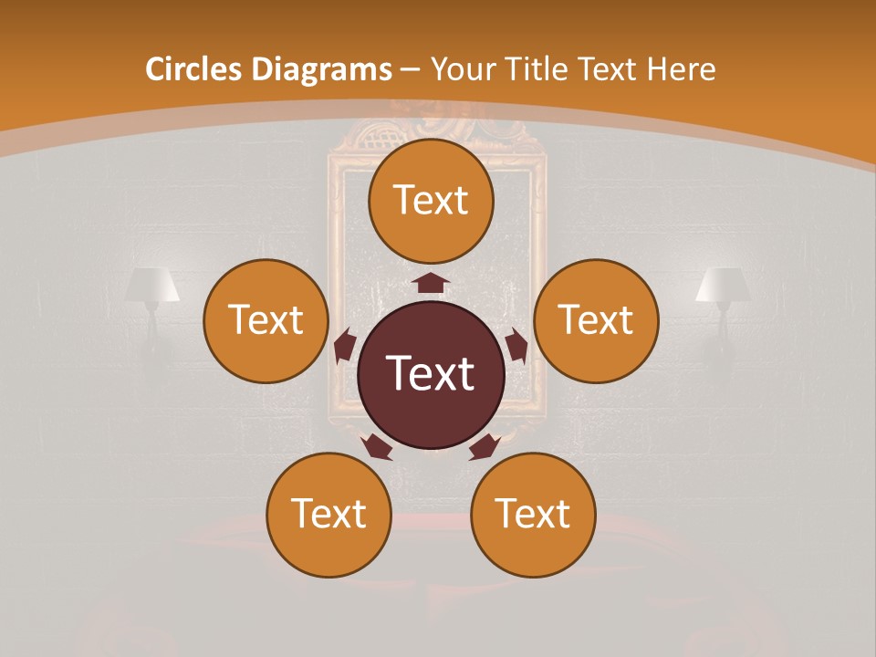 Couch Furniture Lounge PowerPoint Template