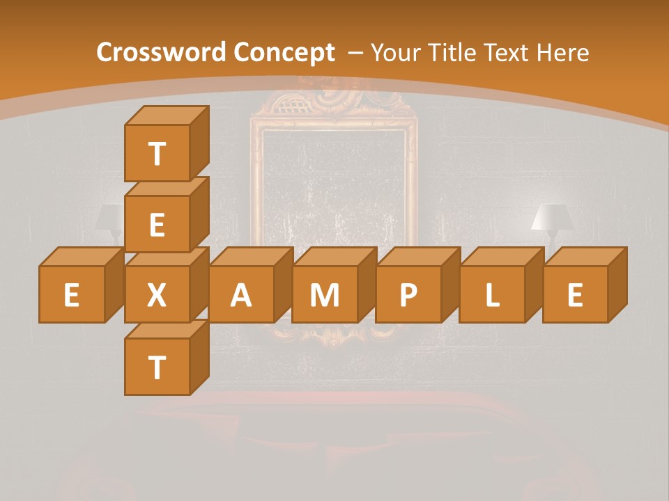 Couch Furniture Lounge PowerPoint Template