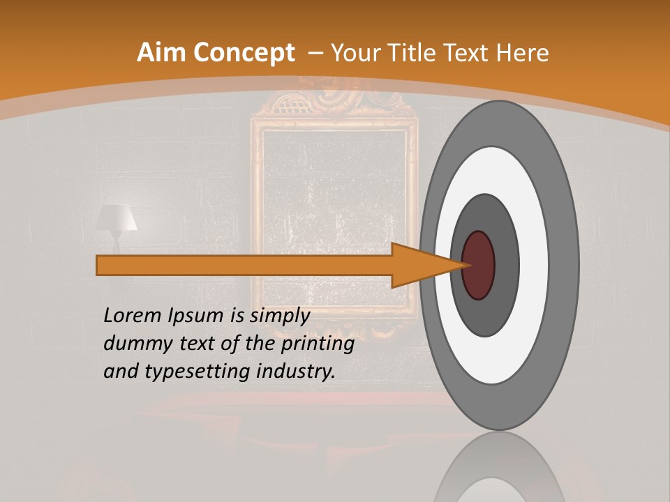 Couch Furniture Lounge PowerPoint Template