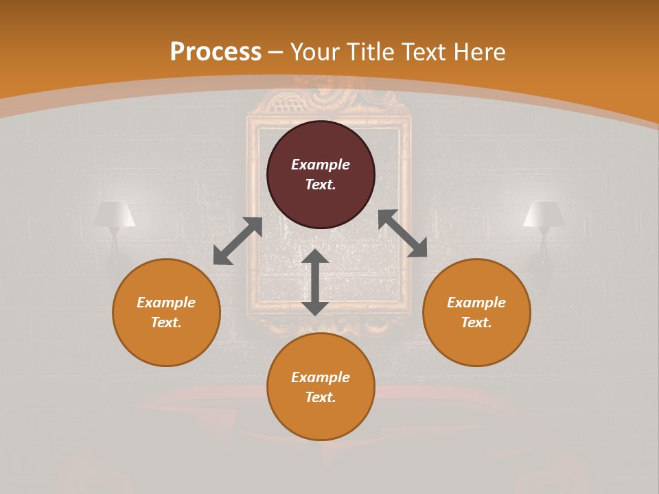 Couch Furniture Lounge PowerPoint Template